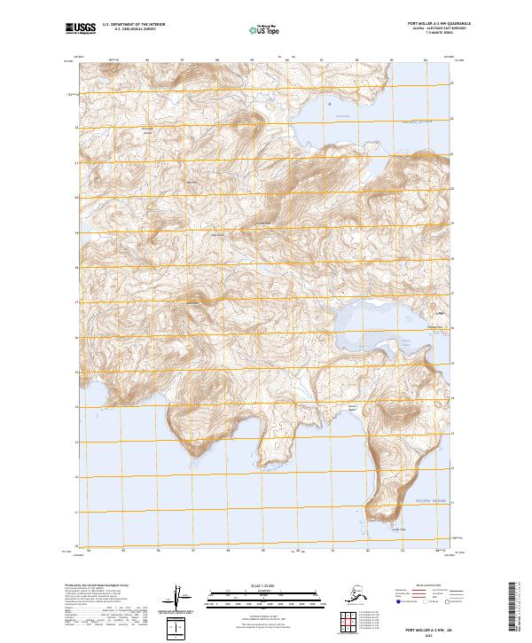 Port Moller A-2 NW, AK — USGS 7.5-minute topo (2023)