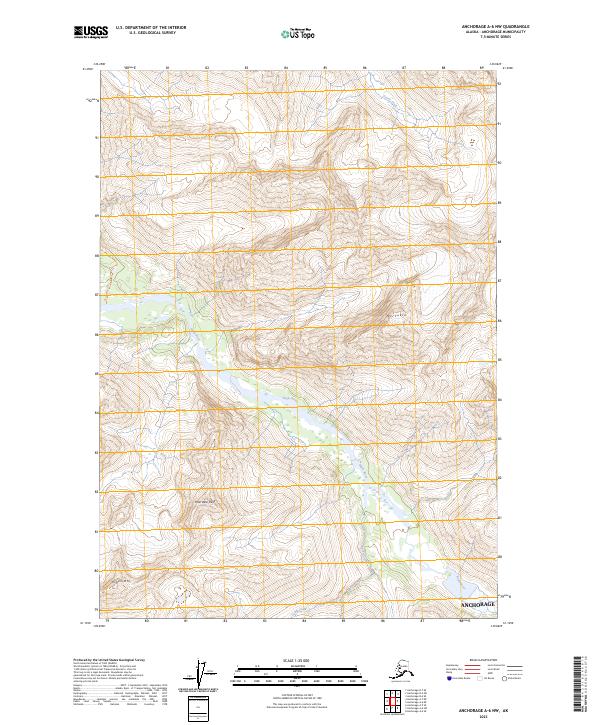 Anchorage A-6 NW, AK — USGS 7.5-minute topo (2023)