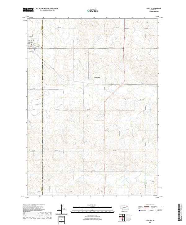 Crofton, NE — USGS 7.5-minute topo (2021)