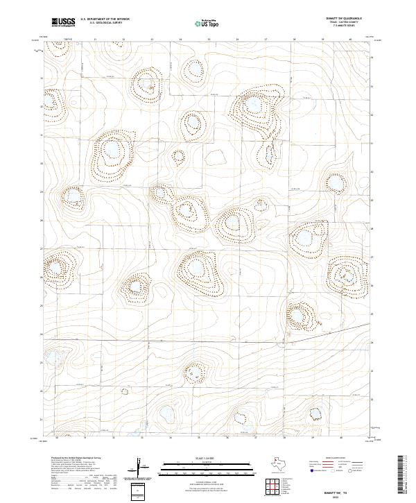 Dimmitt SW, TX — USGS 7.5-minute topo (2022)