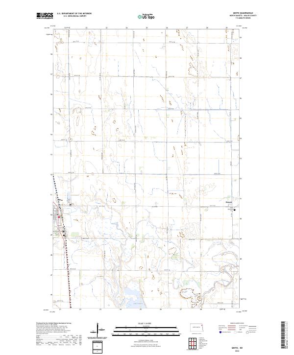 Minto, ND — USGS 7.5-minute topo (2024)