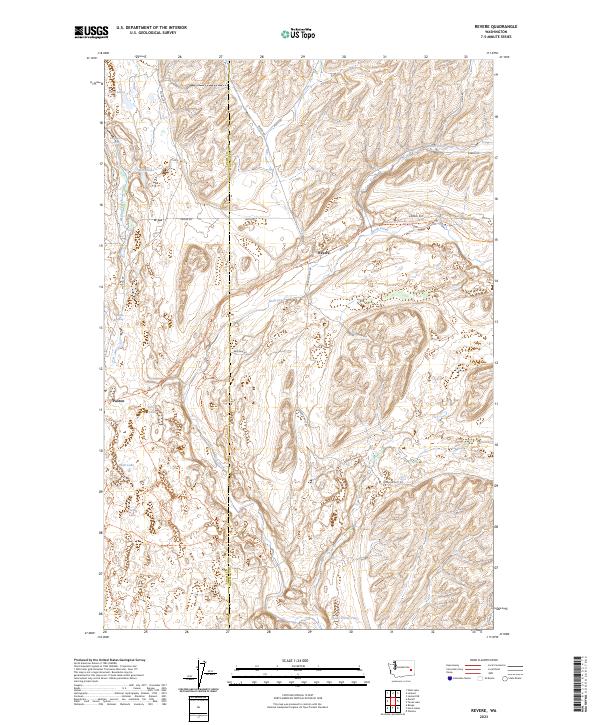 Revere, WA — USGS 7.5-minute topo (2023)