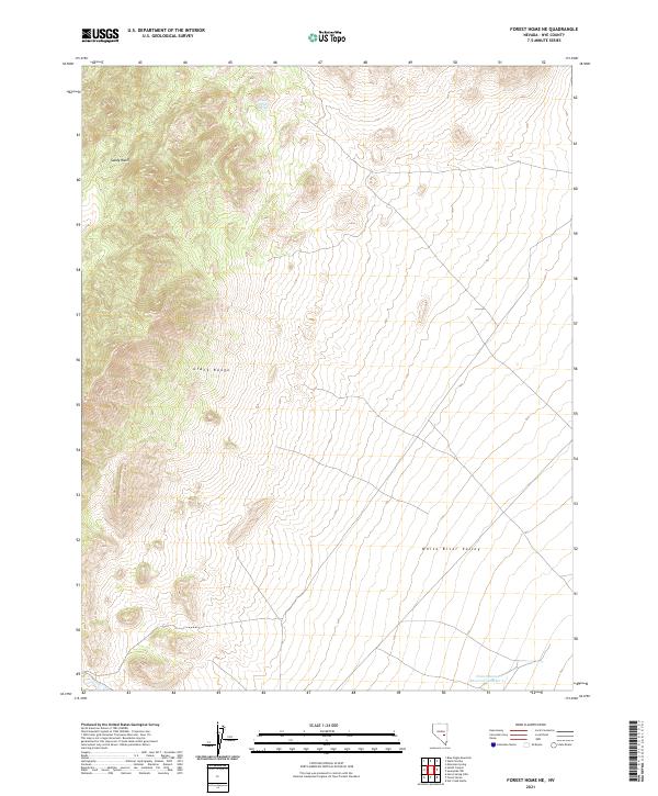 Forest Home NE, NV — USGS 7.5-minute topo (2021)