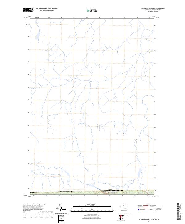 Ellenburg Depot OE N, NY-QC — USGS 7.5-minute topo (2023)
