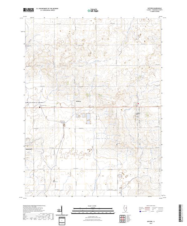 Gifford, IL — USGS 7.5-minute topo (2024)