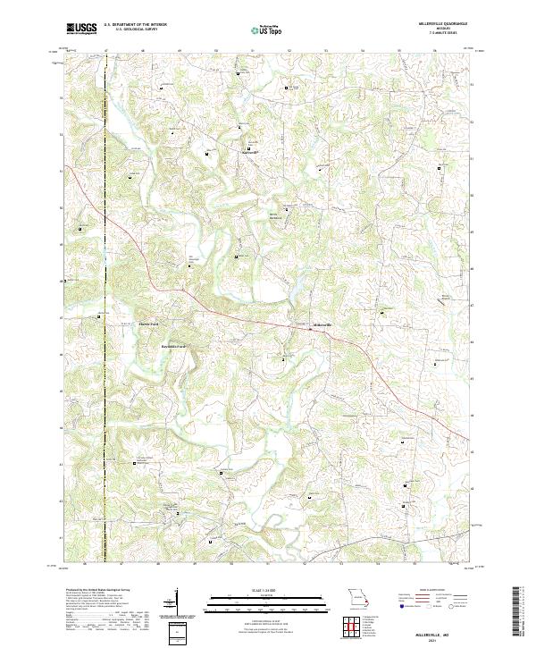 Millersville, MO — USGS 7.5-minute topo (2021)