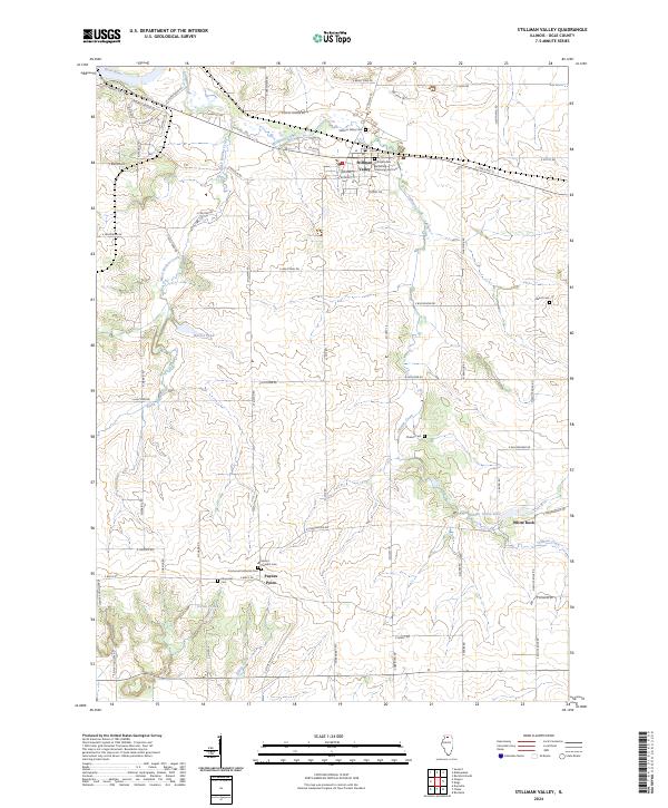 Stillman Valley, IL — USGS 7.5-minute topo (2024)
