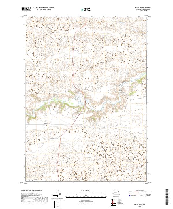 Merriman SW, NE — USGS 7.5-minute topo (2021)