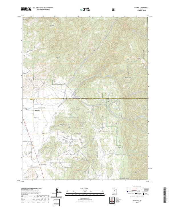 Indianola, UT — USGS 7.5-minute topo (2023)
