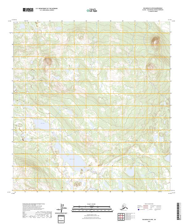 Gulkana B-6 NW, AK — USGS 7.5-minute topo (2023)