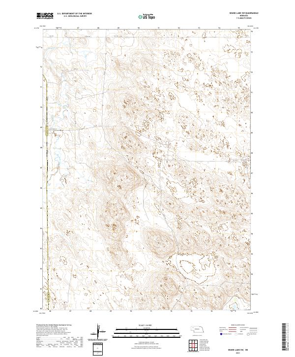 Skunk Lake SW, NE — USGS 7.5-minute topo (2021)