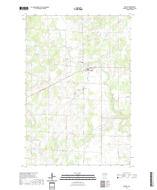 Ogilvie, MN — USGS 7.5-minute topo (2022)