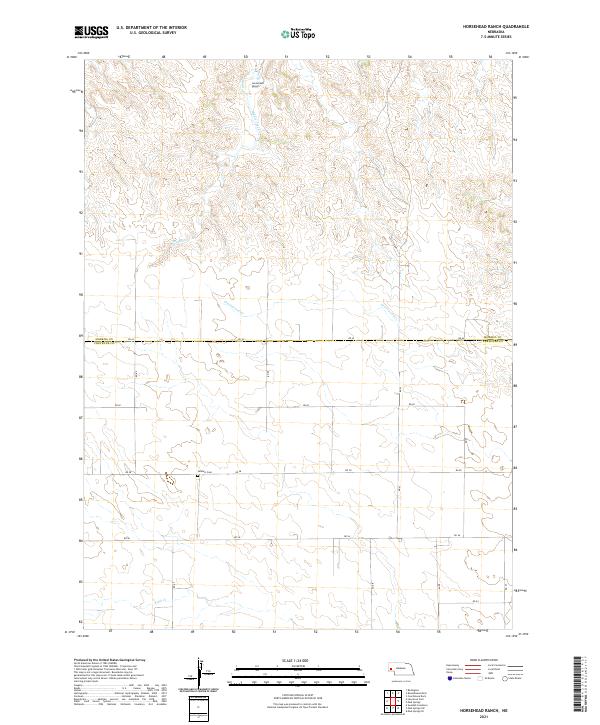 Horsehead Ranch, NE — USGS 7.5-minute topo (2021)