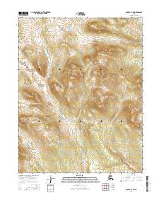 Hughes C-1 SW, AK — USGS 7.5-minute topo (2016)