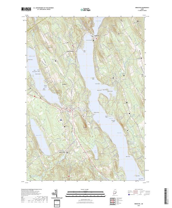 Bridgton, ME — USGS 7.5-minute topo (2024)