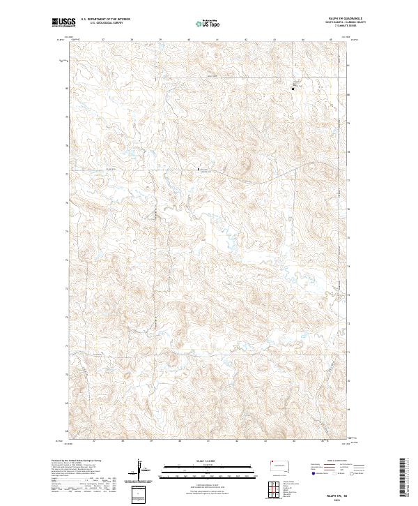 Ralph SW, SD — USGS 7.5-minute topo (2021)
