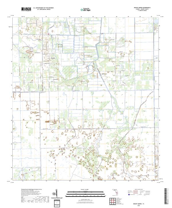 Grassy Marsh, FL — USGS 7.5-minute topo (2024)