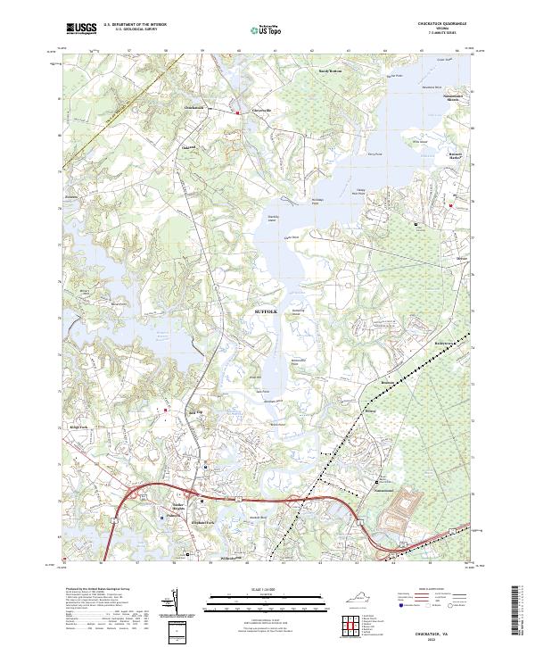 Chuckatuck, VA — USGS 7.5-minute topo (2022)