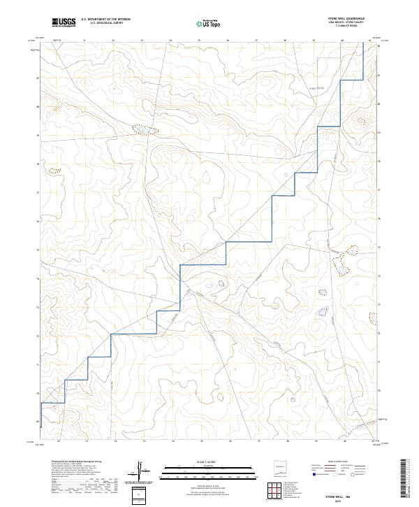 Stone Well, NM — USGS 7.5-minute topo (2023)