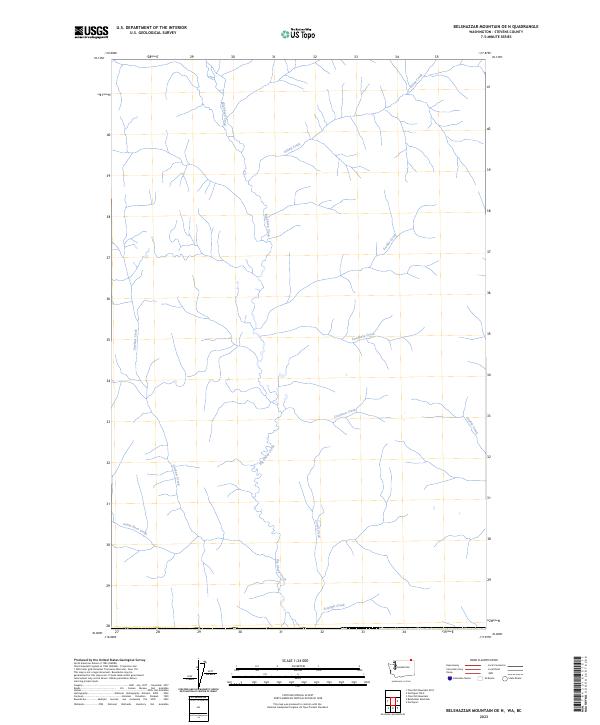 Belshazzar Mountain OE N, WA-BC — USGS 7.5-minute topo (2023)