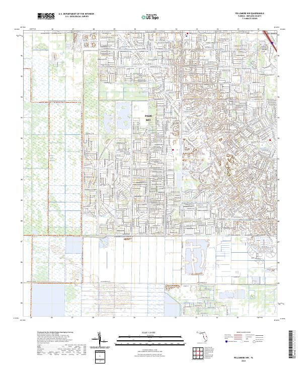 Fellsmere NW, FL — USGS 7.5-minute topo (2024)
