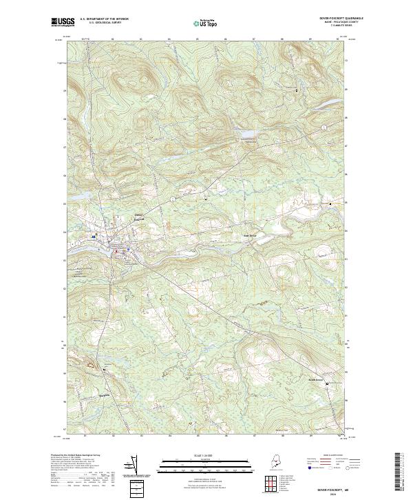 Dover-Foxcroft, ME — USGS 7.5-minute topo (2024)