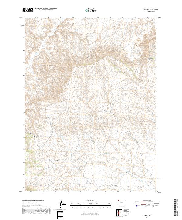 G Spring, CO — USGS 7.5-minute topo (2022)