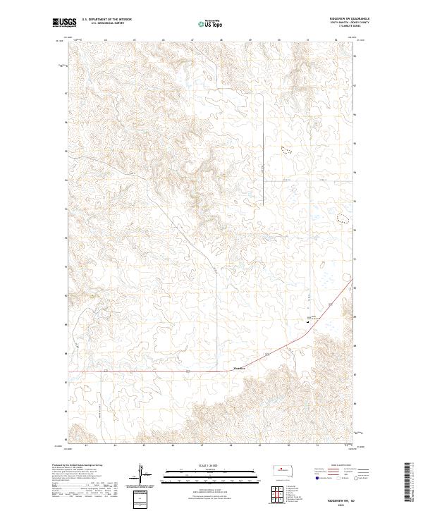 Ridgeview SW, SD — USGS 7.5-minute topo (2021)