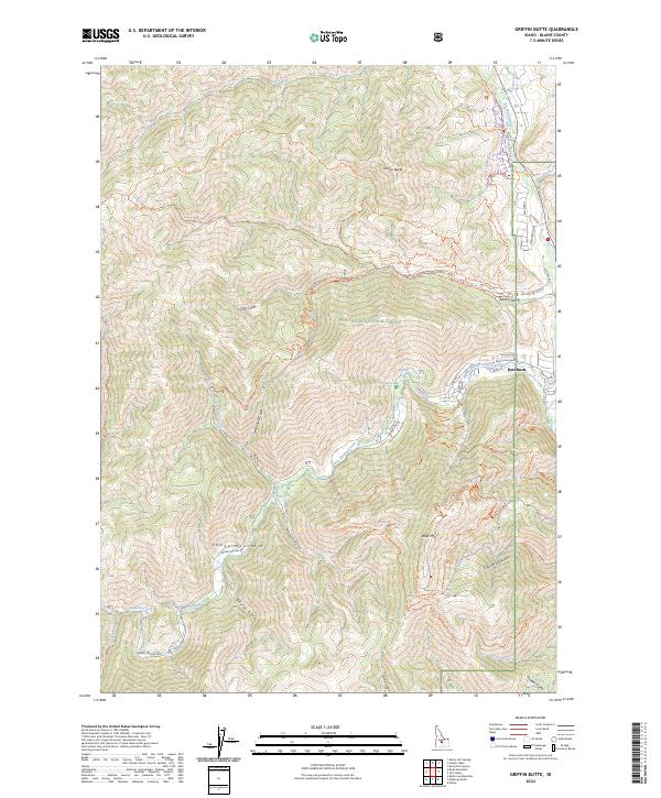 Griffin Butte, ID — USGS 7.5-minute topo (2024)