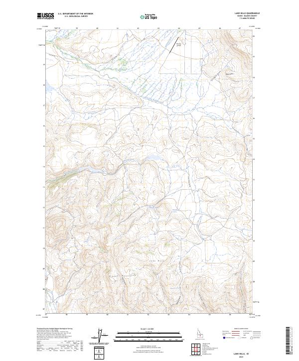 Lake Hills, ID — USGS 7.5-minute topo (2023)