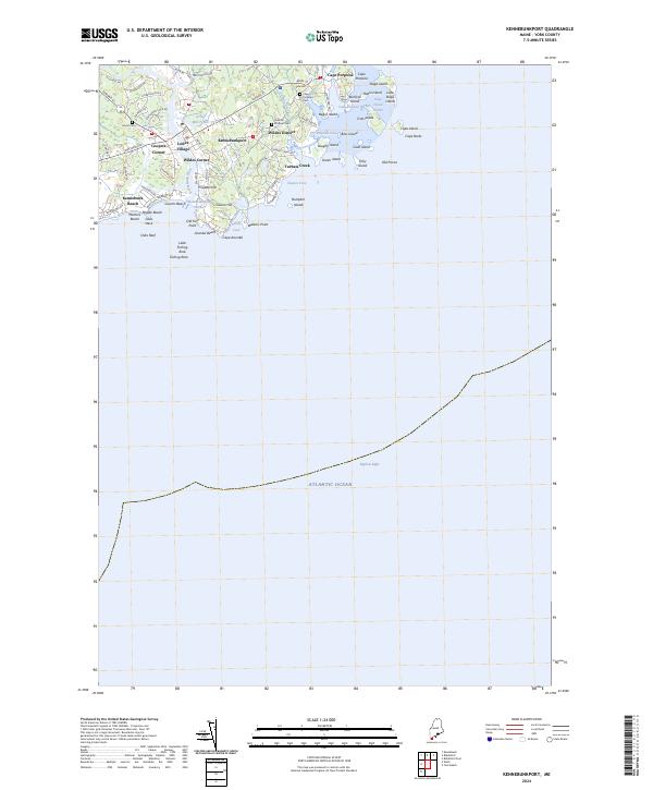 Kennebunkport, ME — USGS 7.5-minute topo (2024)