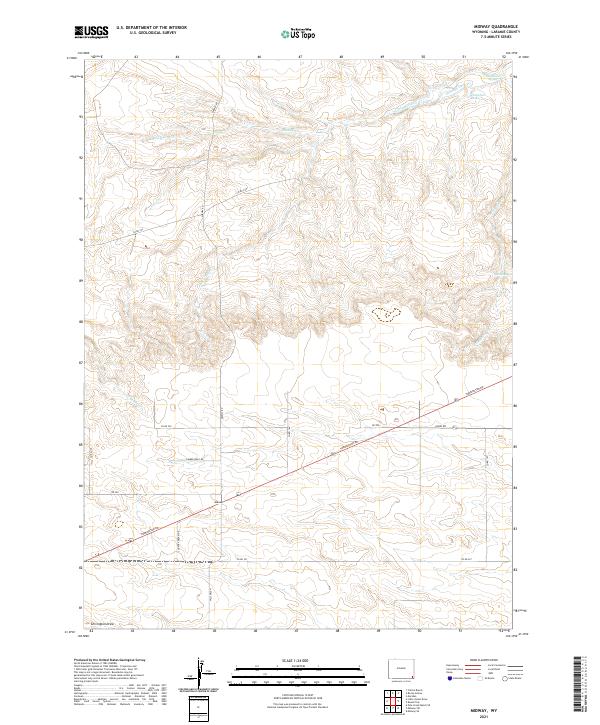 Midway, WY — USGS 7.5-minute topo (2021)
