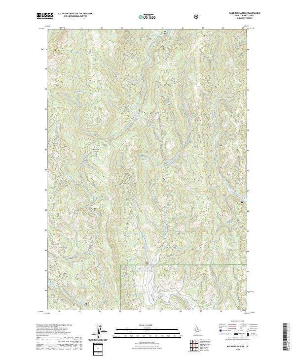 Railroad Saddle, ID — USGS 7.5-minute topo (2024)