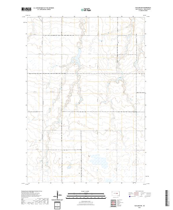 Vayland NW, SD — USGS 7.5-minute topo (2021)