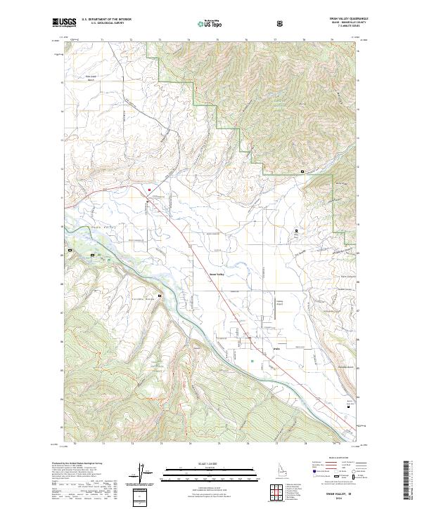 Swan Valley, ID — USGS 7.5-minute topo (2024)