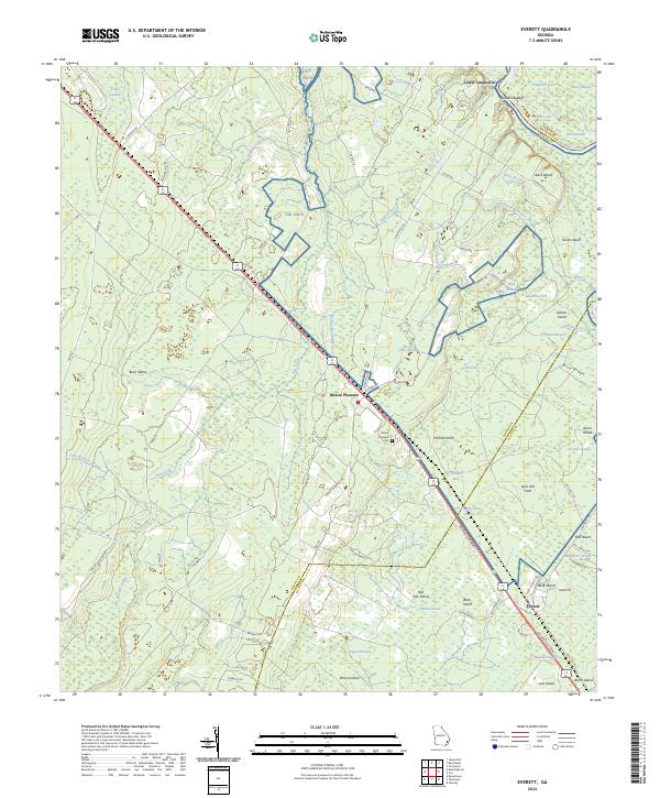 Everett, GA — USGS 7.5-minute topo (2024)