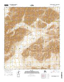 Misheguk Mountain A-3 NE, AK — USGS 7.5-minute topo (2015)