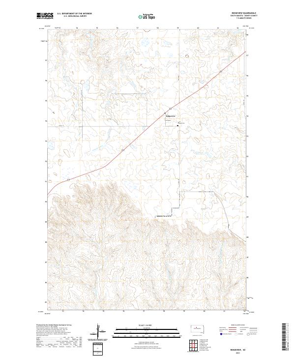 Ridgeview, SD — USGS 7.5-minute topo (2021)