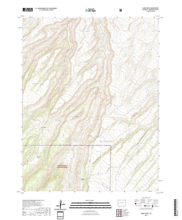 Camel Back, CO — USGS 7.5-minute topo (2022)