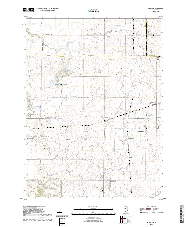 Edelstein, IL — USGS 7.5-minute topo (2024)