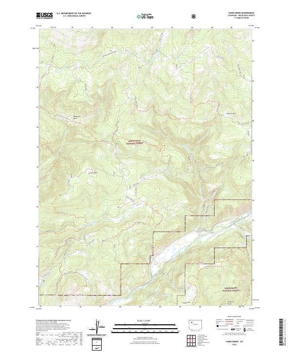 Fawn Creek, CO — USGS 7.5-minute topo (2022)