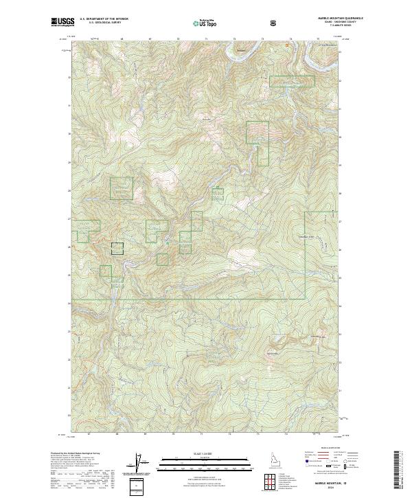 Marble Mountain, ID — USGS 7.5-minute topo (2024)