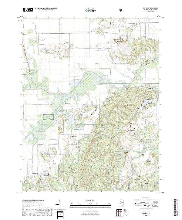 Rudement, IL — USGS 7.5-minute topo (2024)