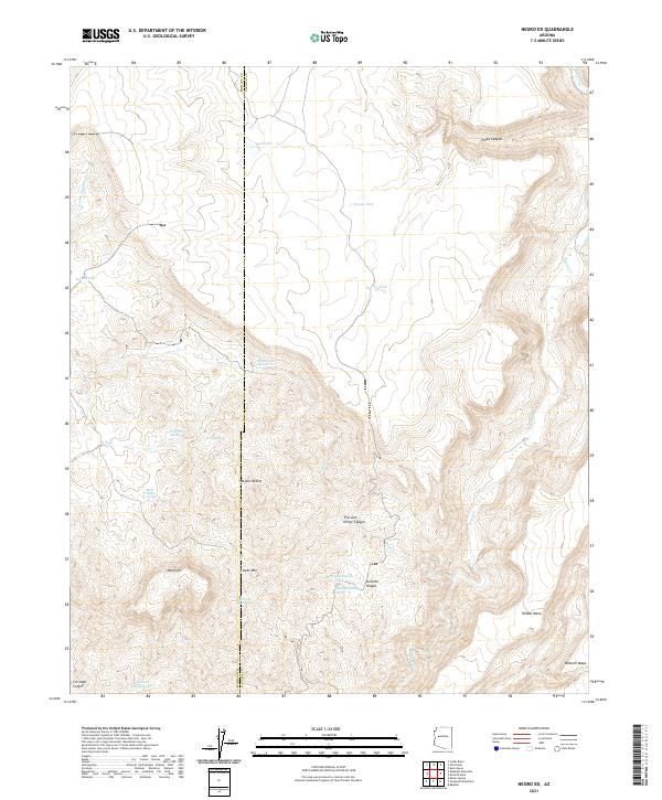 Negro Ed, AZ — USGS 7.5-minute topo (2021)