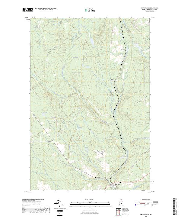 Smyrna Mills, ME — USGS 7.5-minute topo (2024)