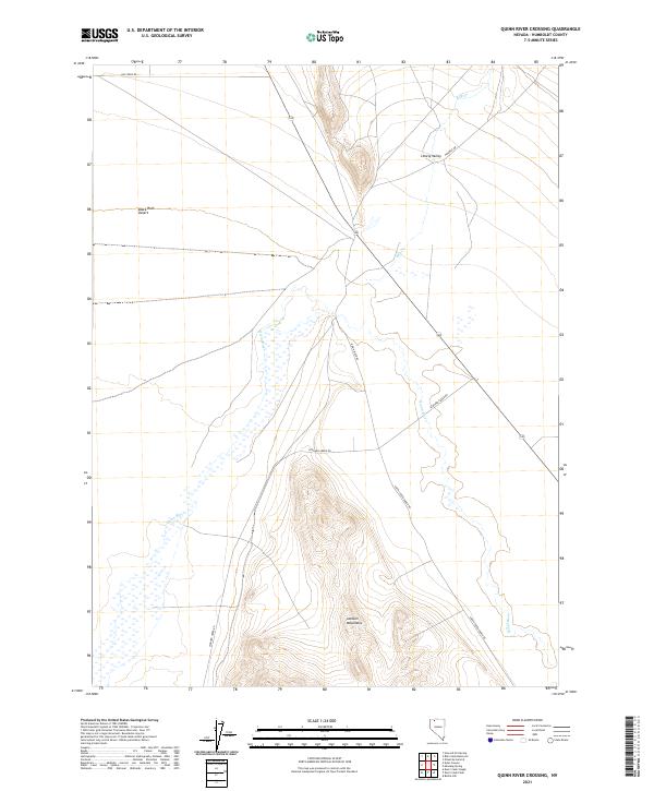 Quinn River Crossing, NV — USGS 7.5-minute topo (2021)