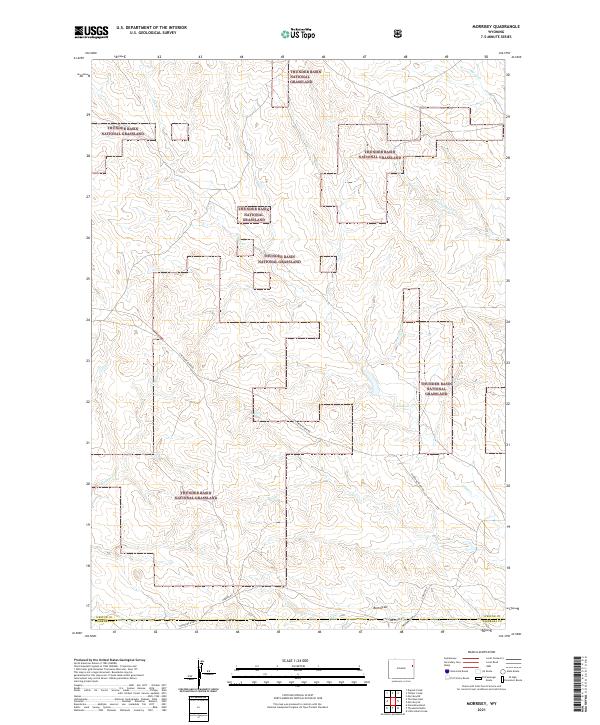 Morrisey, WY — USGS 7.5-minute topo (2021)