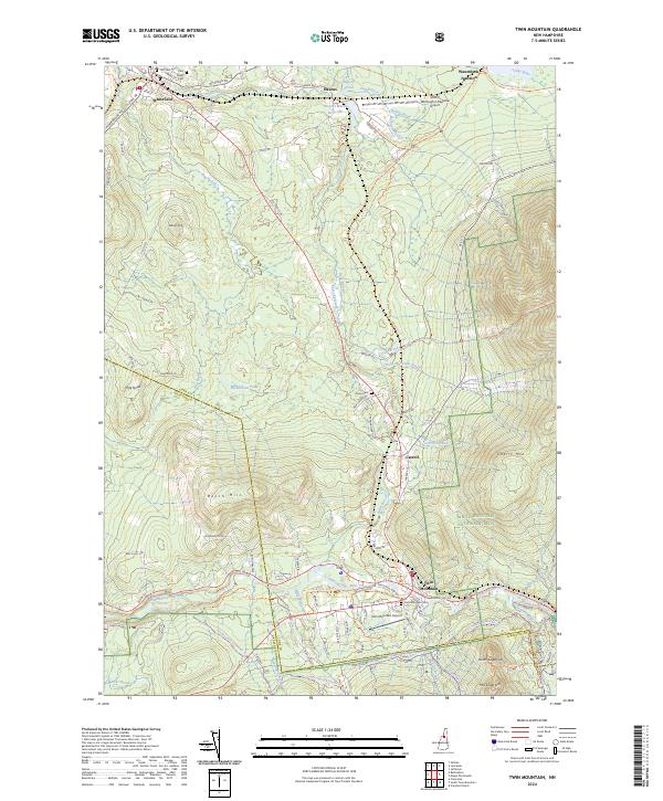 Twin Mountain, NH — USGS 7.5-minute topo (2024)