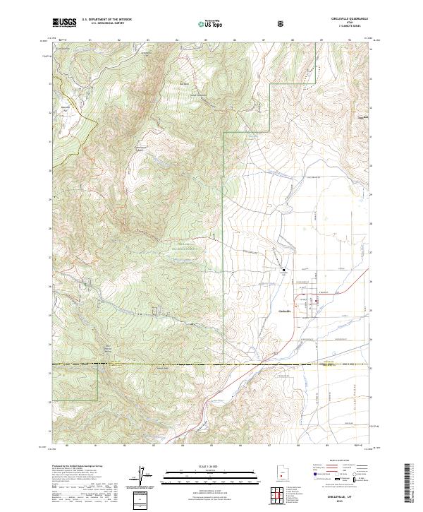 Circleville, UT — USGS 7.5-minute topo (2023)