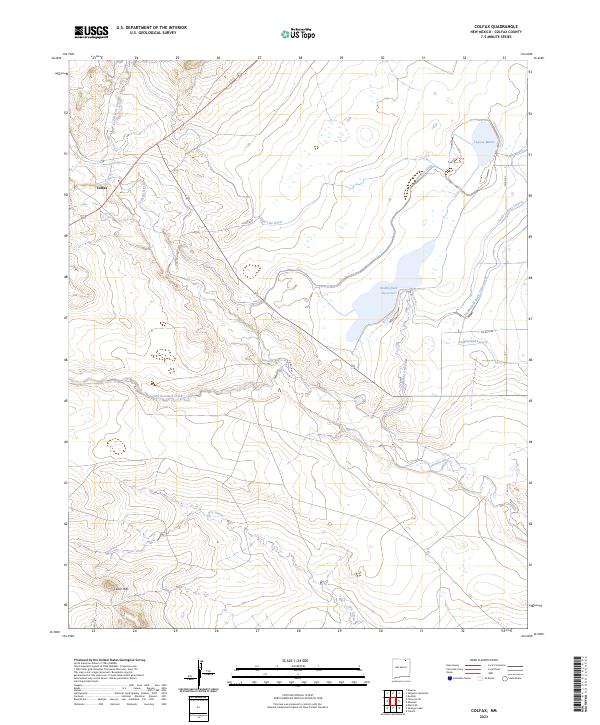 Colfax, NM — USGS 7.5-minute topo (2023)
